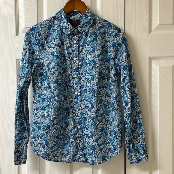 J.Crew Slim perfect shirt in Liberty® Elysian Day floral - Picture 4 of 10